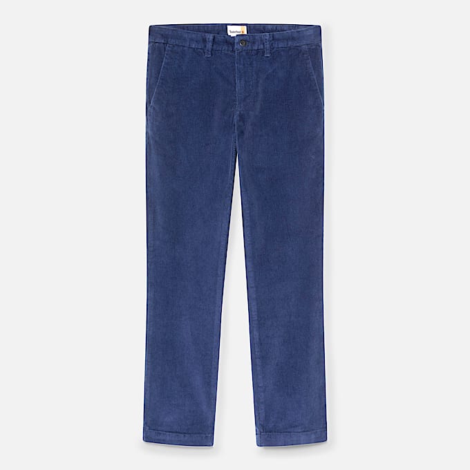 Pantaloni in Velluto a Coste Claremont da Uomo in blu scuro
