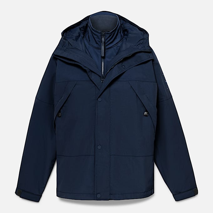 Veste 3-en-1 imperméable Winnick pour homme en bleu foncé - 1