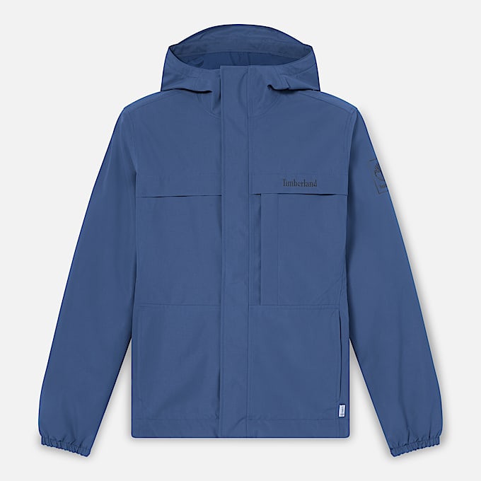 Veste imperméable Benton pour homme en bleu foncé