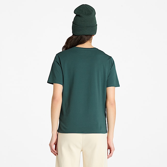Dunstan Kurzarm-T-Shirt für Damen in Dunkelgrün