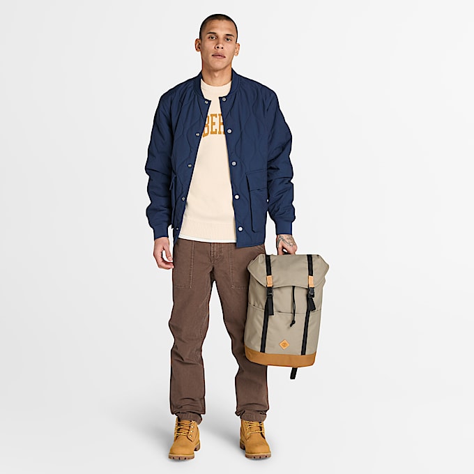 Timberland® Pullover mit Grafik für Herren in Beige