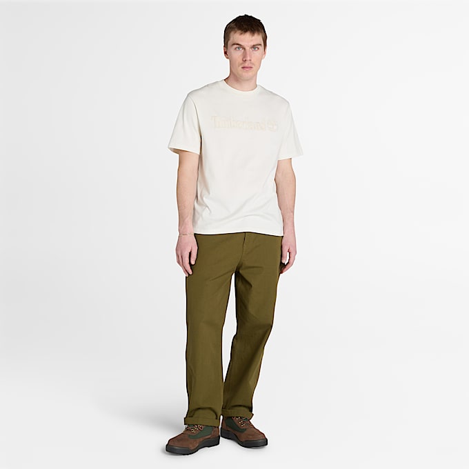 Hampton Kurzarm-T-Shirt für Herren in Weiß