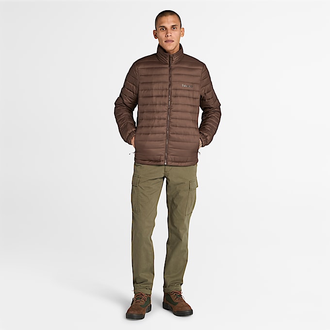 Veste déperlante durable Axis Peak pour homme en marron