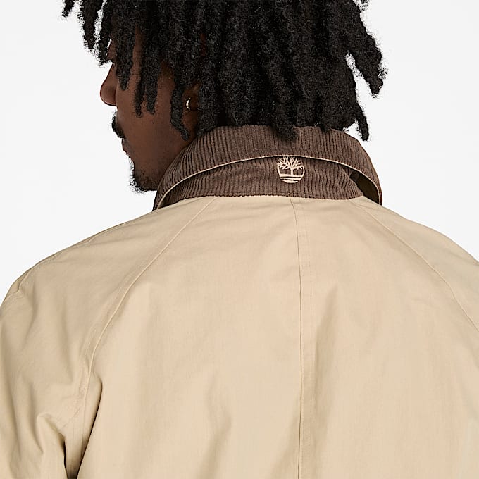 Wasserdichte Wenham Barn-Jacke für Herren in Beige