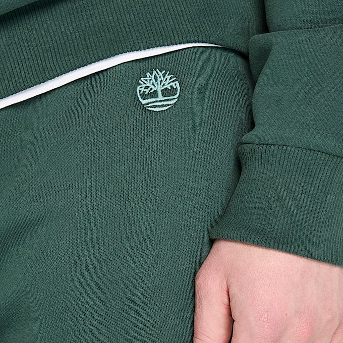 Exeter River Brushed Back Jogger for Men in Dark Green