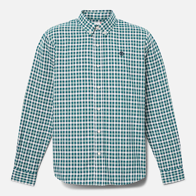 Solucell Air™ Gingham Overhemd voor heren in grijs