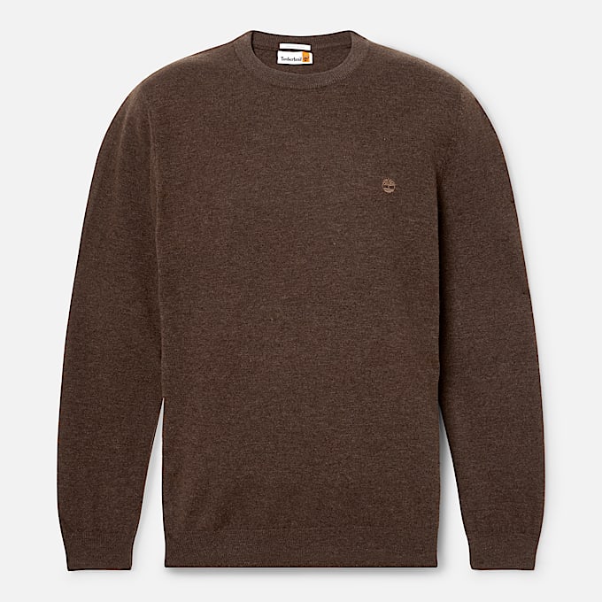 Timberland® Cohas Brook Rundhalspullover aus Merinowolle für Herren in Braun