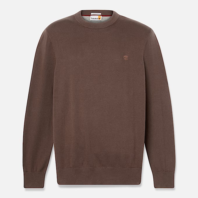 Williams River Baumwollpullover für Herren in Braun