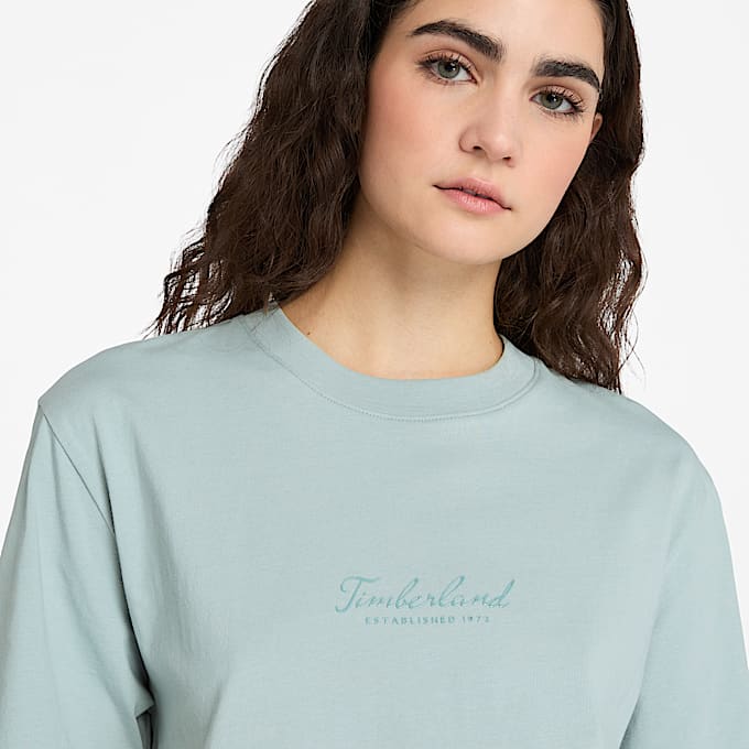 T-shirt a Maniche Corte Lush Comfort da Donna in grigio