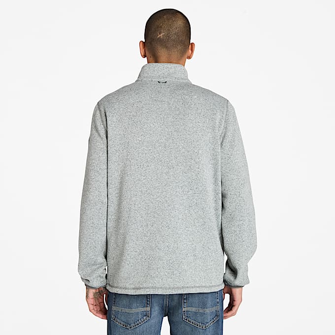 Chaqueta polar Melange para hombre en gris oscuro