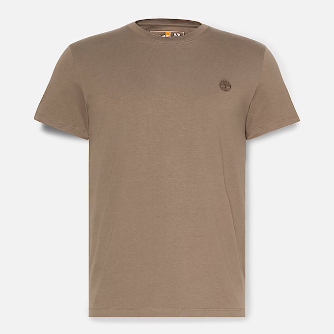 Dunstan River Kurzarm-T-Shirt für Herren in Braun