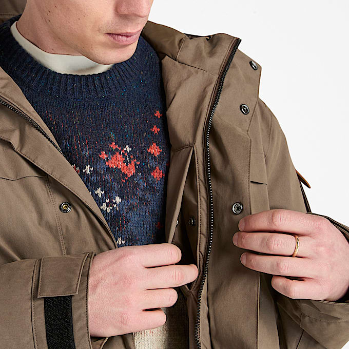 Parka en duvet Wilmington pour homme en marron