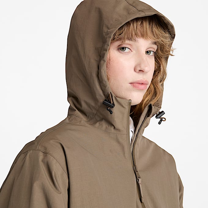 Parka Impermeabile Winnick da Donna in marrone