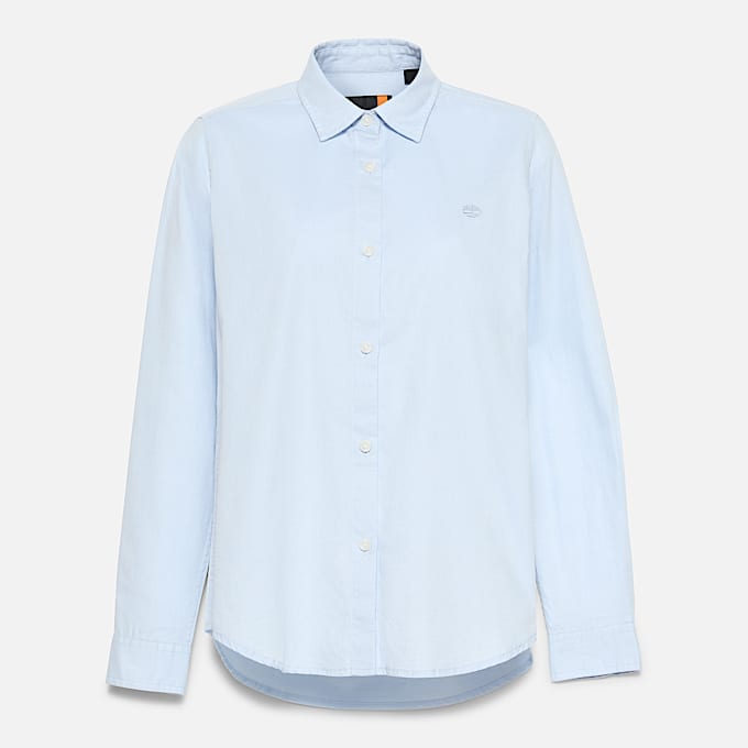 Camicia Oxford a Maniche Lunghe Timberland® da Donna in blu