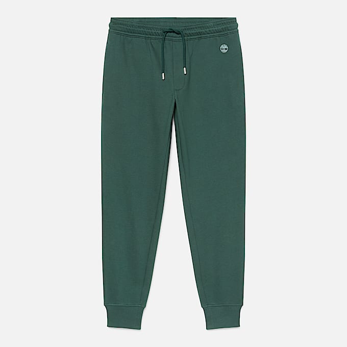 Exeter River Brushed Back Jogger for Men in Dark Green