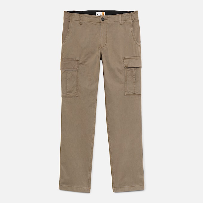 Timberland® Brookline Twill Cargo Trouser for Men in Brown