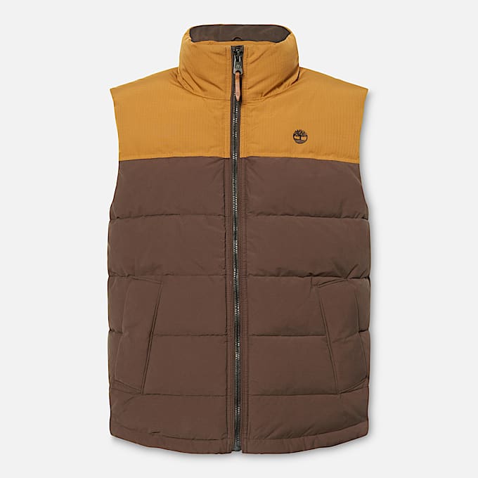 Colete Acolchoado Hidrorrepelente Duradouro Welch Mountain para Homem em castanho