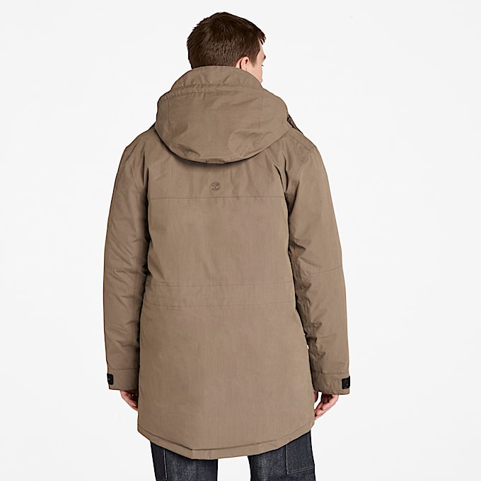 Parka en duvet Wilmington pour homme en marron