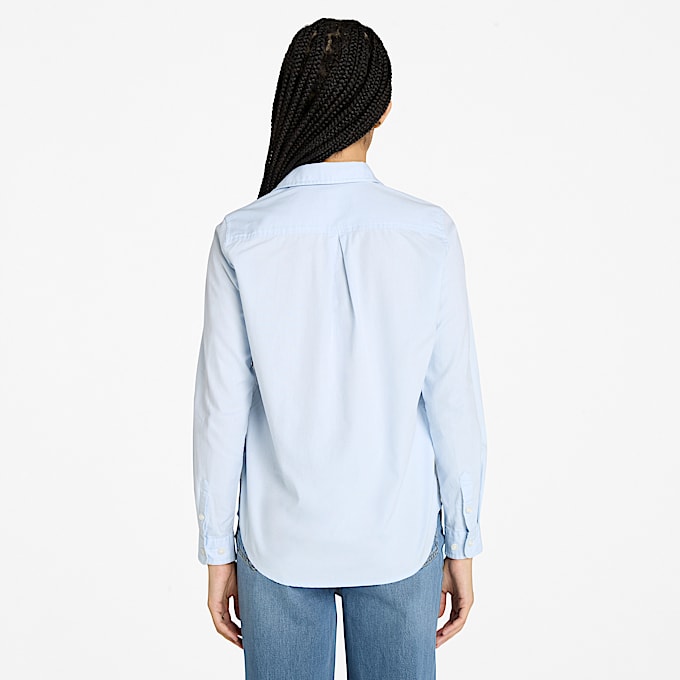 Camicia Oxford a Maniche Lunghe Timberland® da Donna in blu