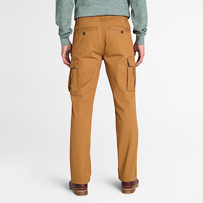 Timberland® Brookline Twill Cargo Trouser for Men in Dark Yellow