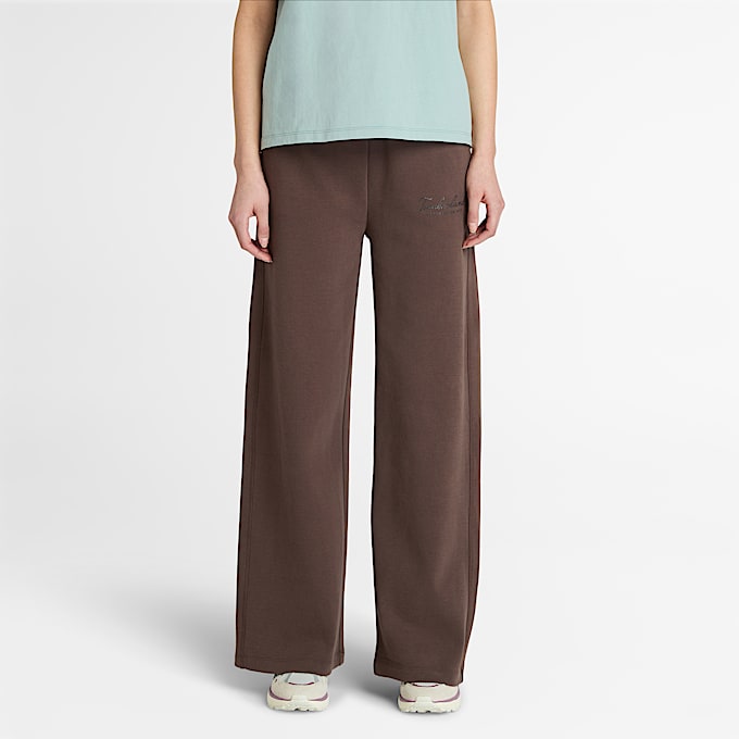 Pantalon Palazzo Lush Comfort pour femme en marron - 1