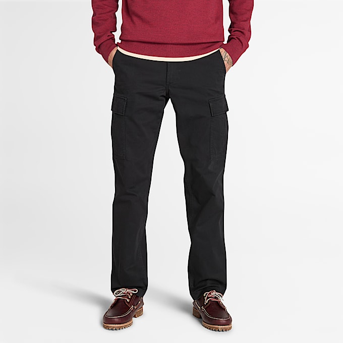 Timberland® Brookline Twill Cargo Trouser for Men in Black - 1