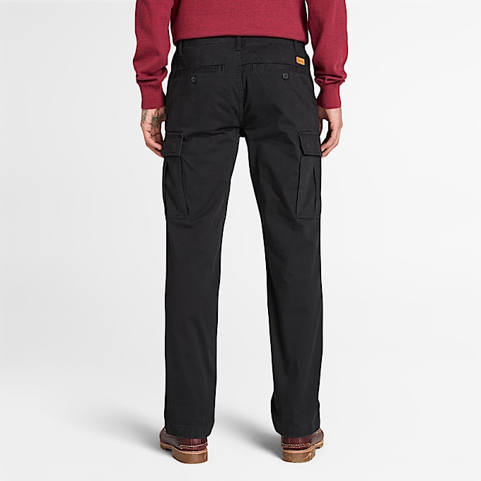 Timberland® Brookline Twill Cargo Trouser for Men in Black