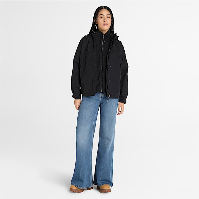Veste imperméable 3-en-1 Winnick pour femme en noir