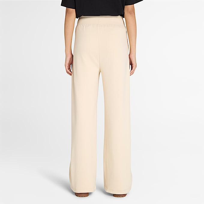 Pantalon Palazzo Lush Comfort pour femme en beige