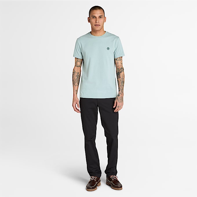 Dunstan River Kurzarm-T-Shirt für Herren in Grau