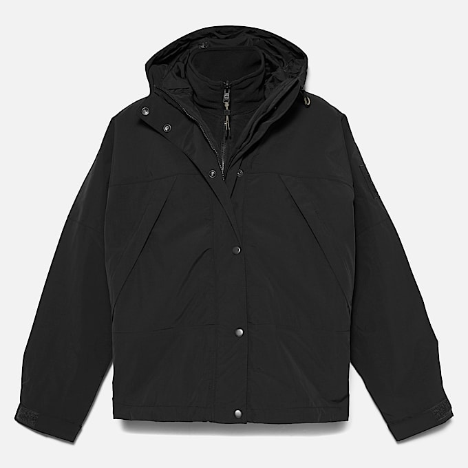 Veste imperméable 3-en-1 Winnick pour femme en noir