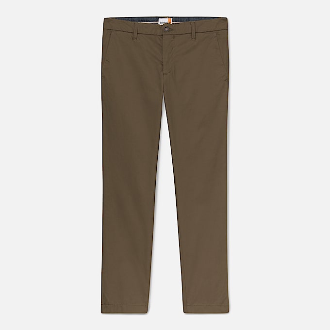 Claremont Chinohose aus Twill mit schmalem Bein für Herren in Grün