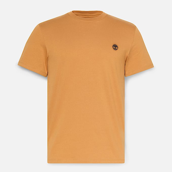 Dunstan River Kurzarm-T-Shirt für Herren in Gelb