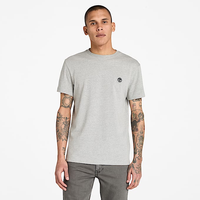 Dunstan River Short-Sleeve T-Shirt for Men in Dark Grey - 1