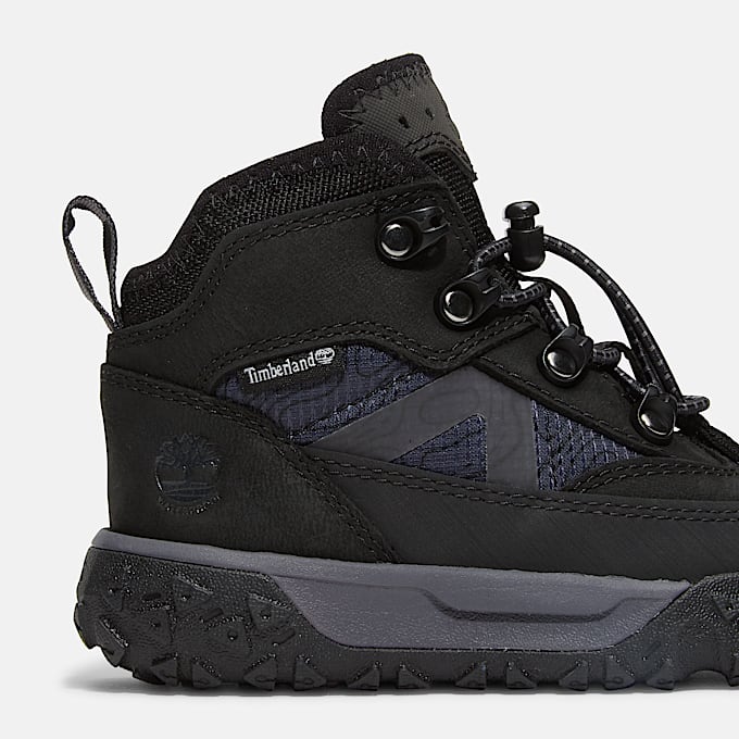 GreenStride™ Motion 6 Hiker mit Bungee-Verschluss für Kleinkinder in Schwarz