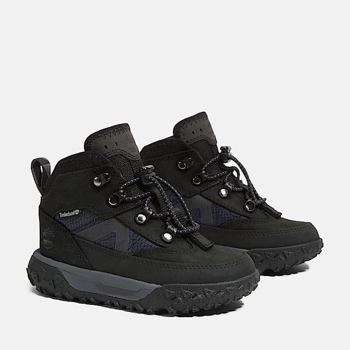 GreenStride™ Motion 6 Hiker mit Bungee-Verschluss für Kleinkinder in Schwarz