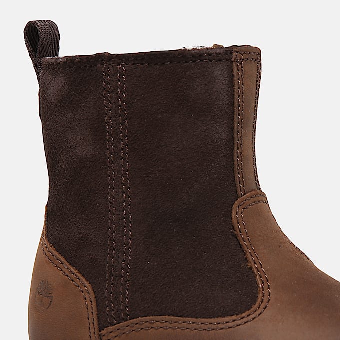 Courma Kid Boot mit warmem Futter für Kleinkinder in Dunkelbraun