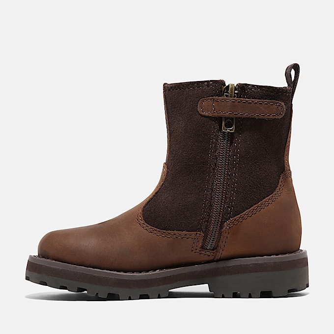 Courma Kid Boot mit warmem Futter für Kleinkinder in Dunkelbraun