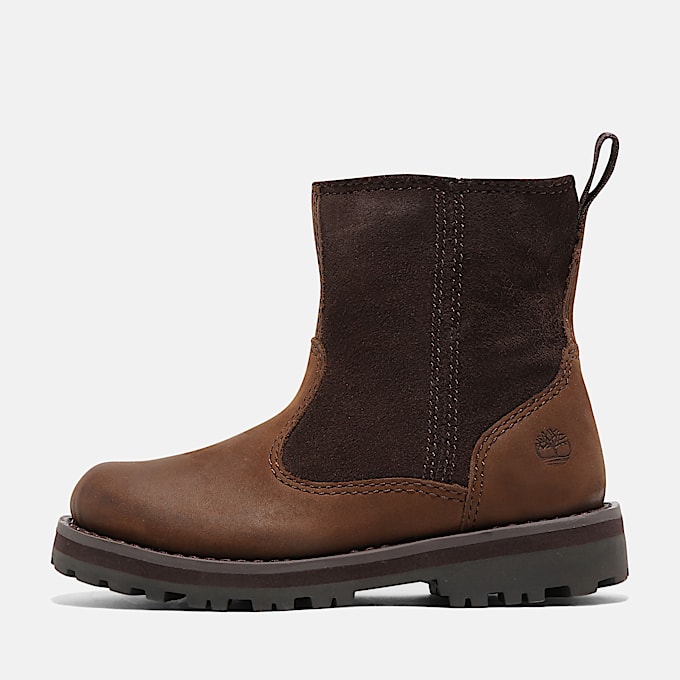 Courma Kid Boot mit warmem Futter für Kleinkinder in Dunkelbraun