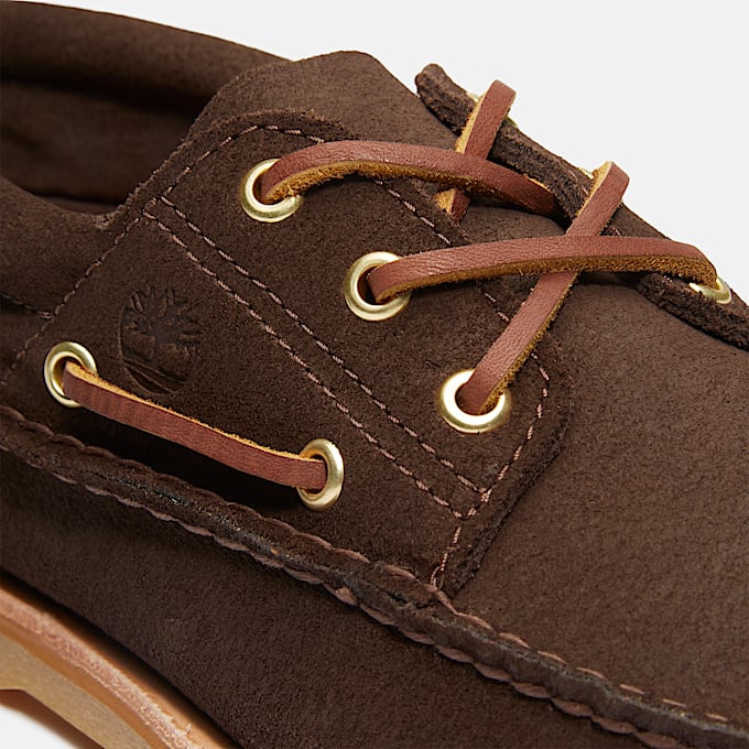 Crafted Boat Shoe for Men in Dark Brown