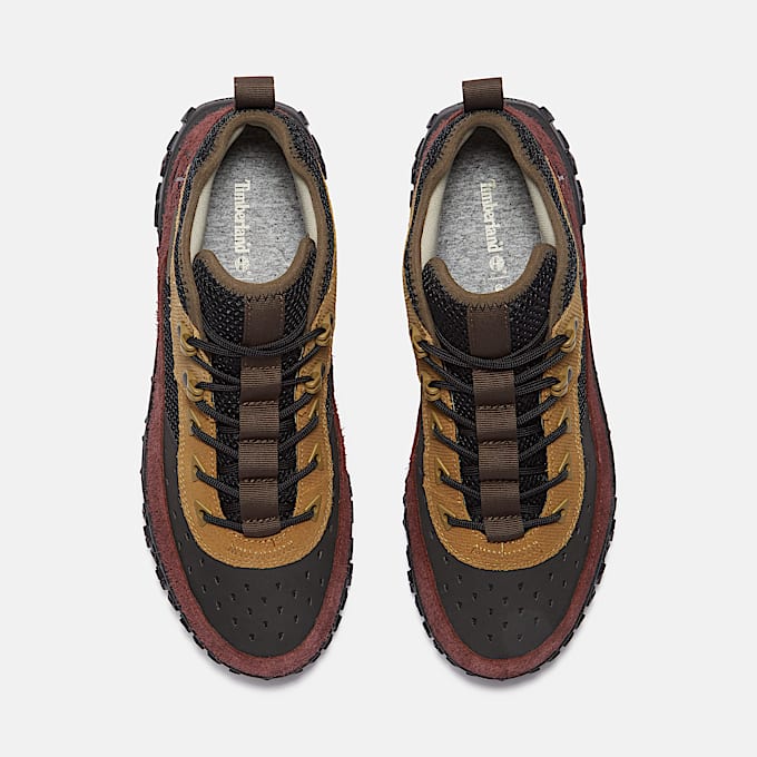 GreenStride™ Motion 6 Sneaker für Herren in Schwarz/Burgunderrot