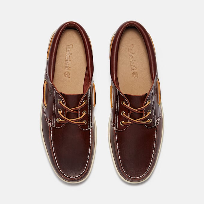 Chaussure bateau Portofino Pier pour homme en Bordeaux