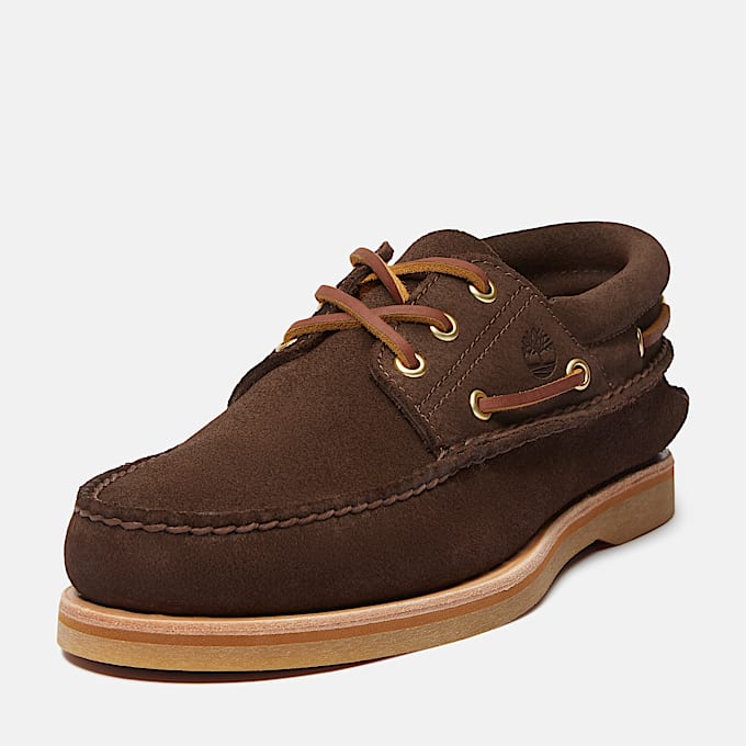 Crafted Boat Shoe for Men in Dark Brown