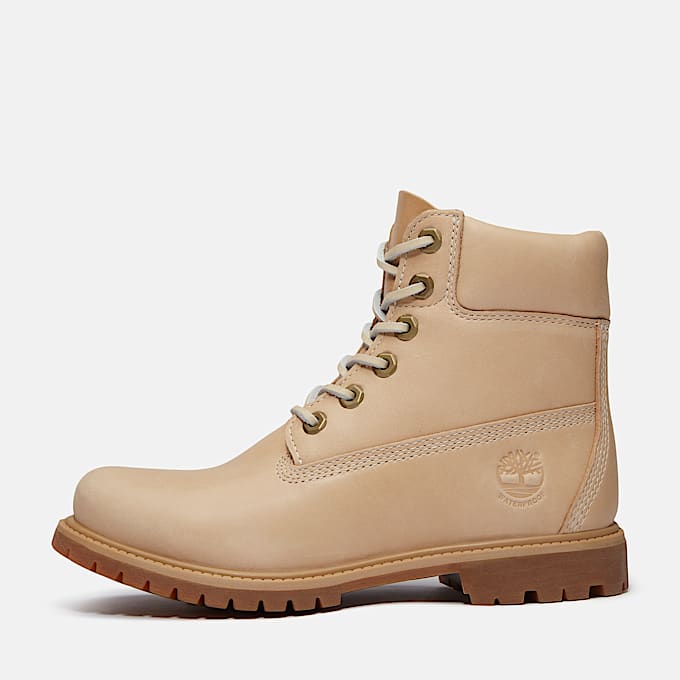 Bota Impermeável Timberland® Premium 6-Inch para Mulher em bege