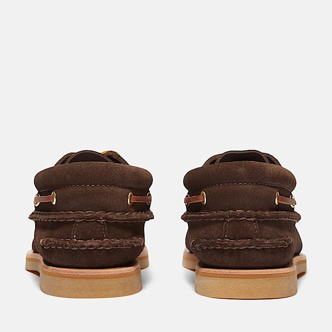 Crafted Boat Shoe for Men in Dark Brown