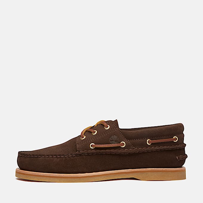 Crafted Boat Shoe for Men in Dark Brown