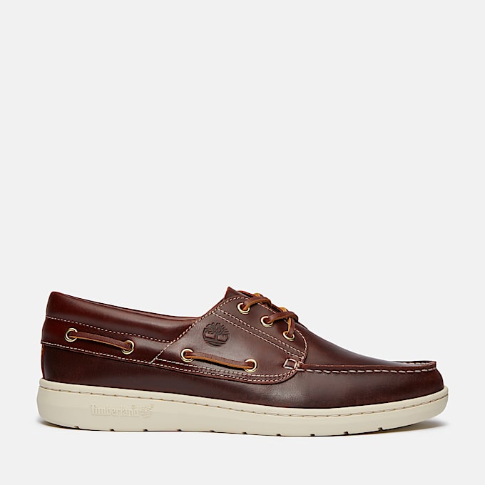 Portofino Pier Boat Shoe for Men in Burgundy - 1