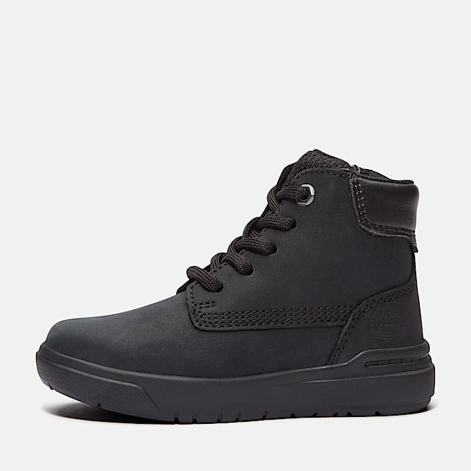 Basket à zip et lacets Seneca Bay pour tout-petit en noir
