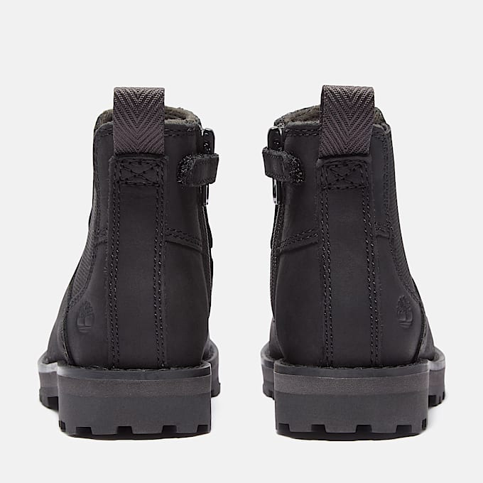 Courma Kid Chelsea Boot voor Peuters en kleuters in zwart