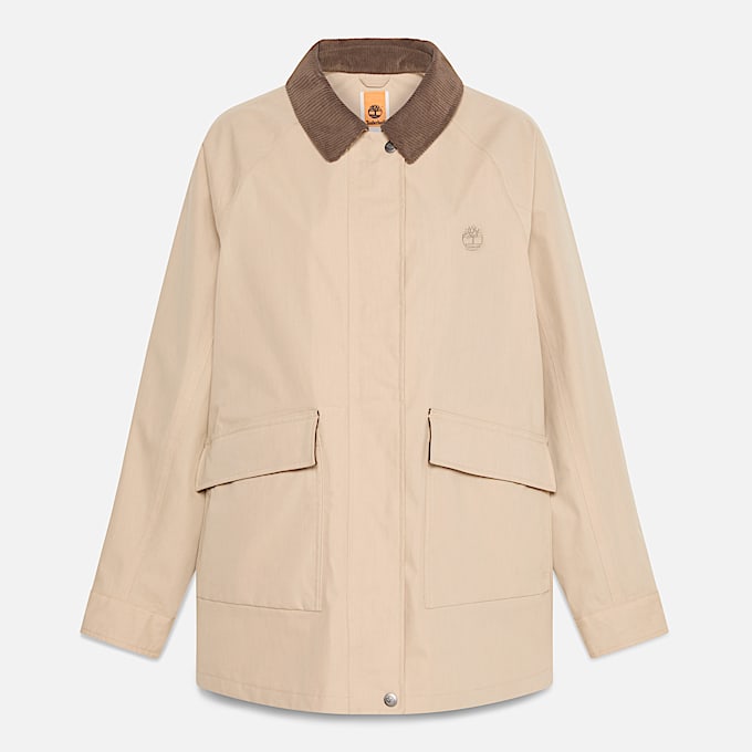 Cappotto Barn Impermeabile Wenham da donna in beige